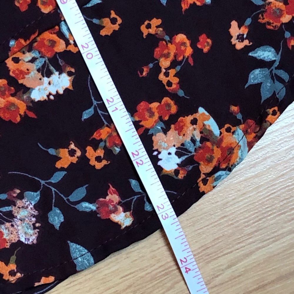 PEACH LOVE California Runway Seven floral shirt S - Picture 13 of 14
